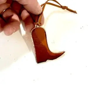 Stained Glass Cowboy Hat/Boot