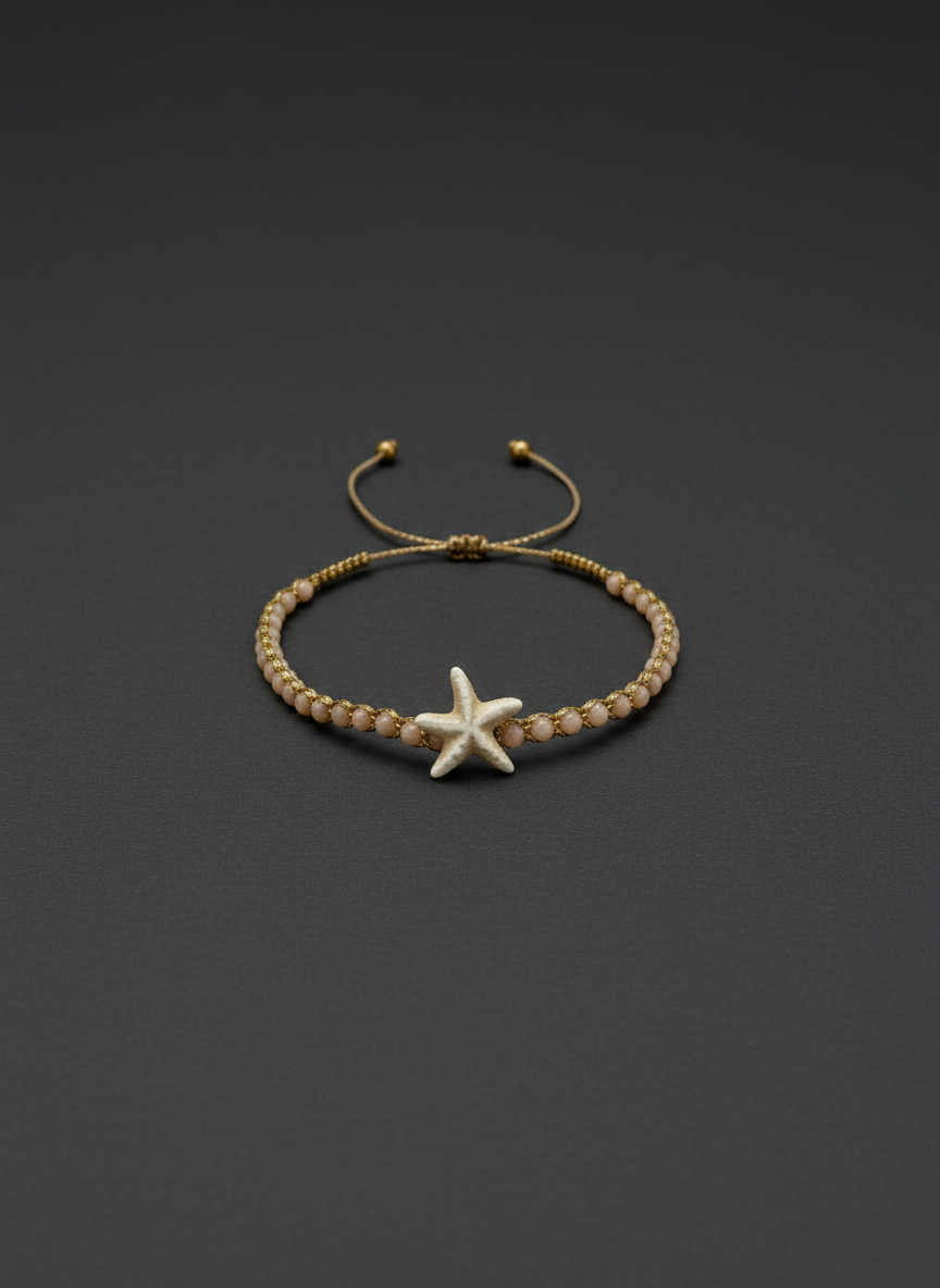 Starfish beaded bracelet