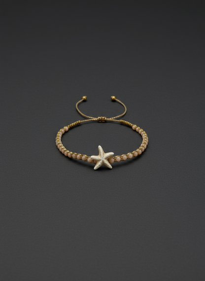 Starfish beaded bracelet