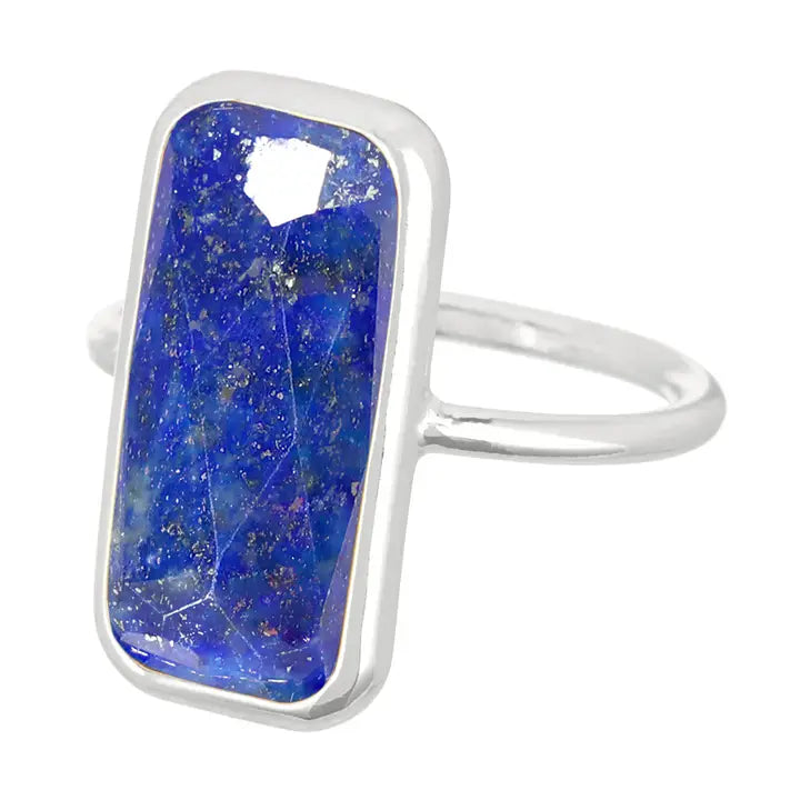 Lapis Rectangle Ring - Sf
