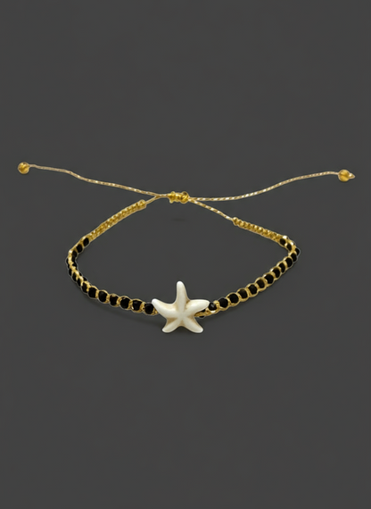 Starfish beaded bracelet