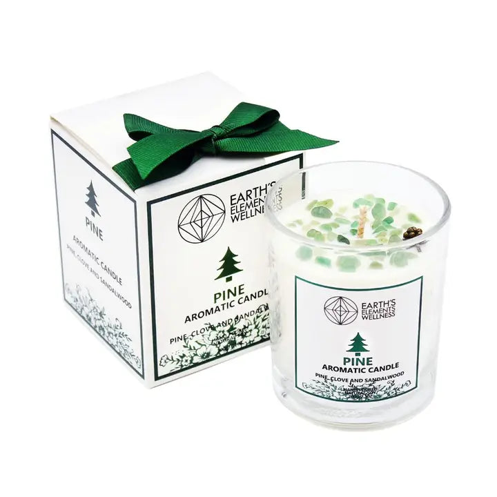 Crystal Candle Pine Aromatic
