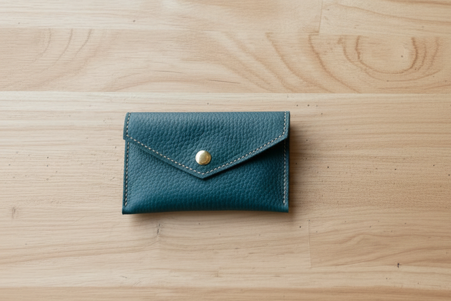 Card Wallet With Snap