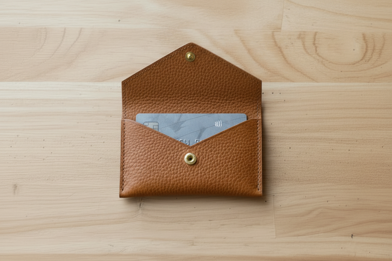 Card Wallet With Snap