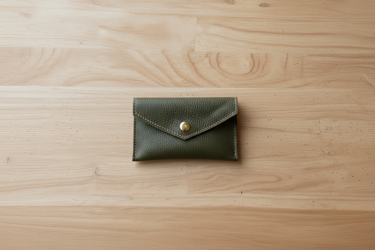 Card Wallet With Snap