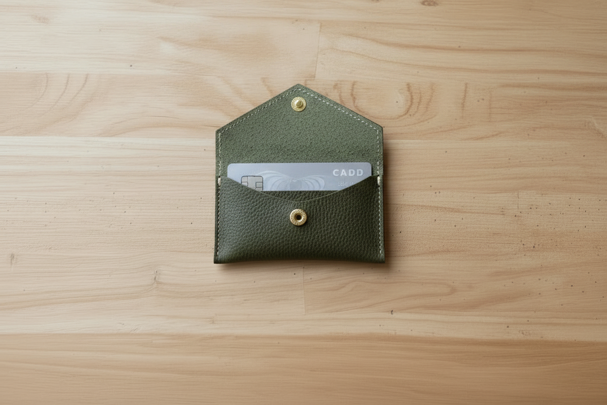 Card Wallet With Snap