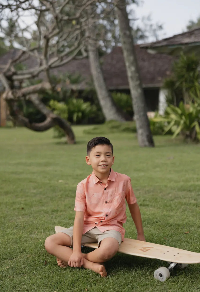Aloha Shirt boys Sunset