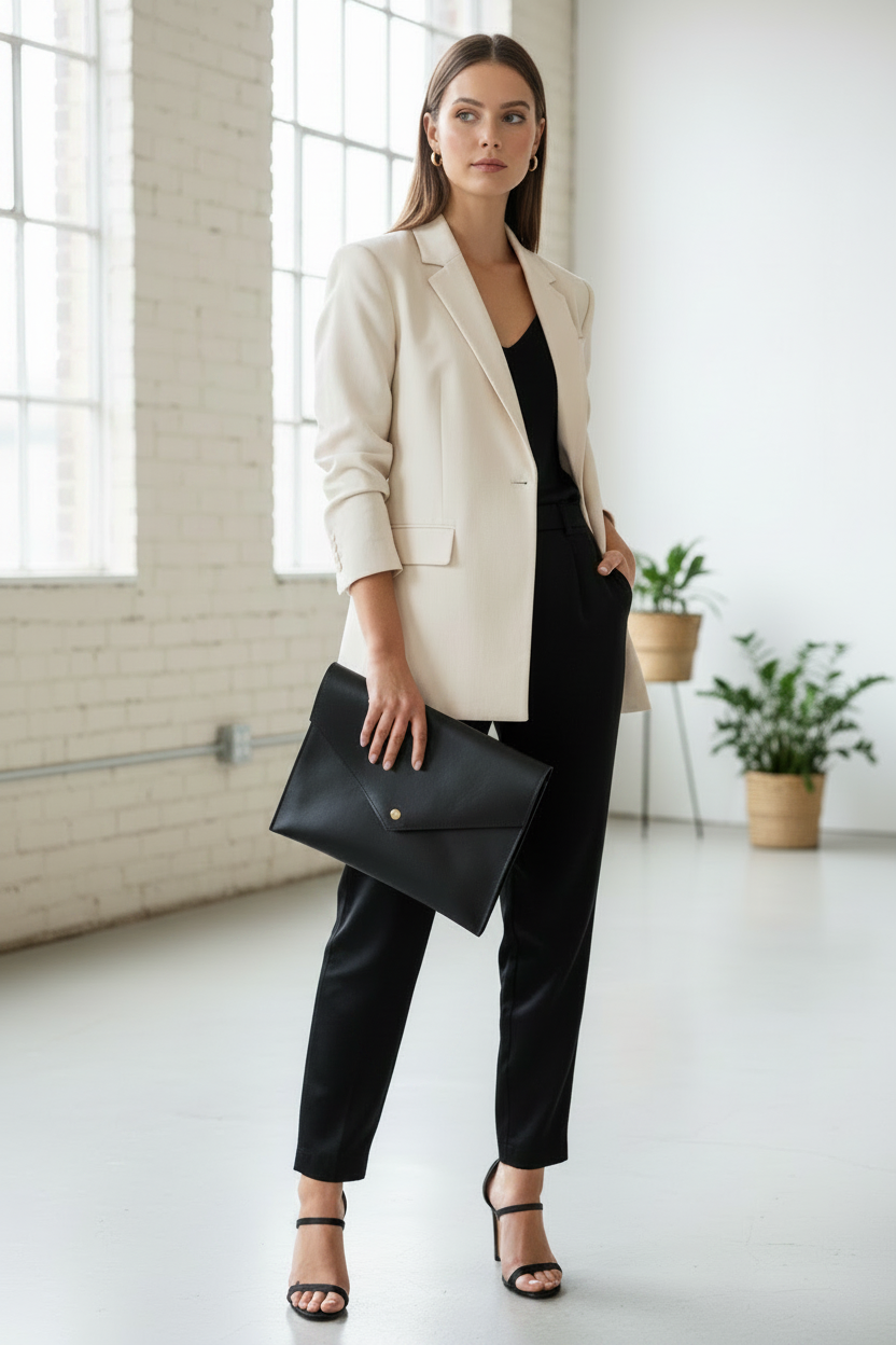 Leather clutch and iPad case