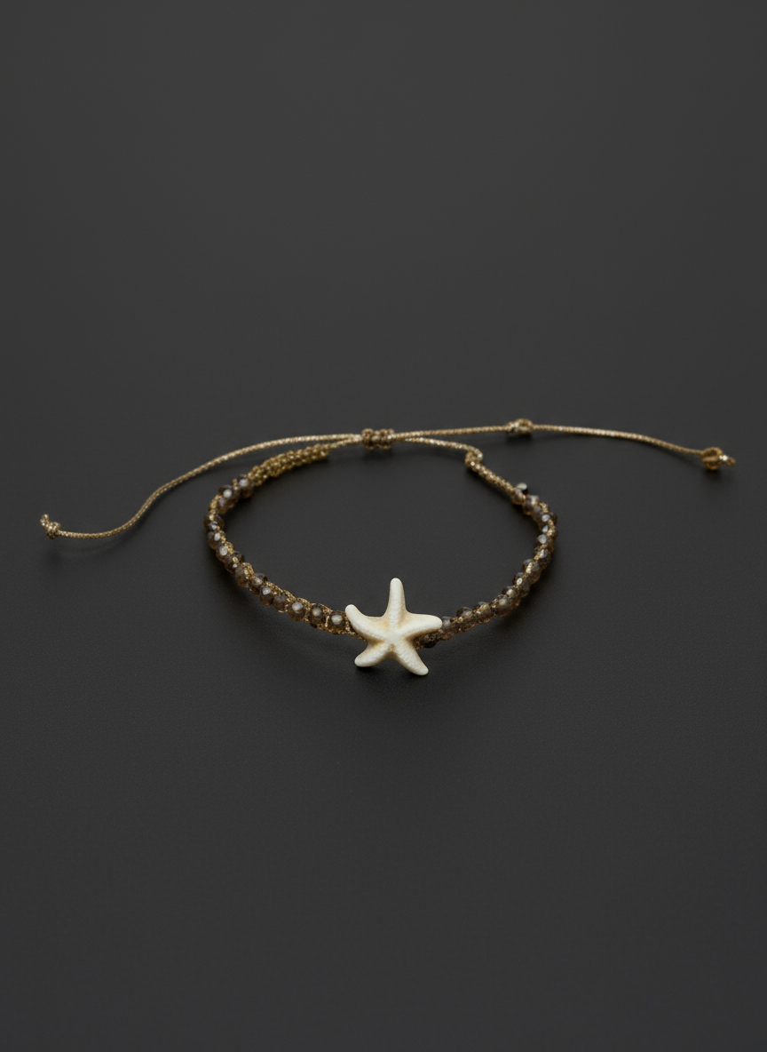 Starfish beaded bracelet