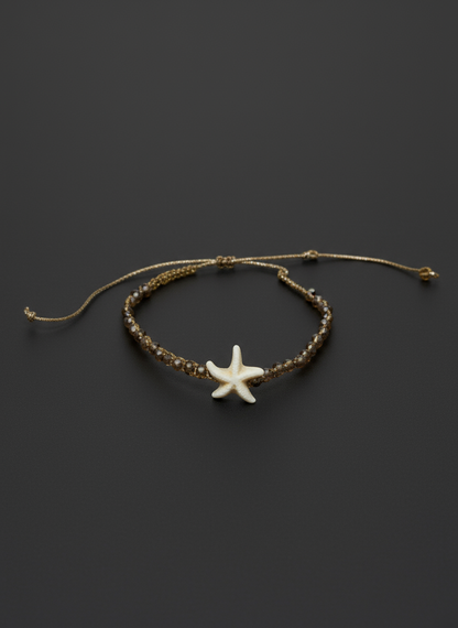Starfish beaded bracelet