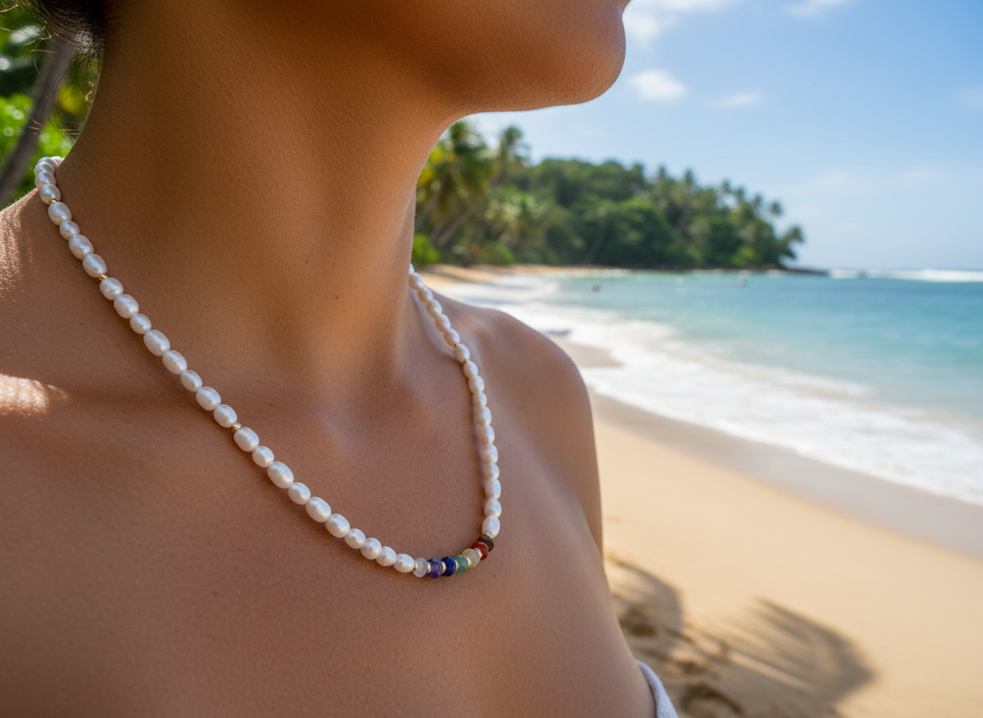 Custom Necklace - Chakra Pearl