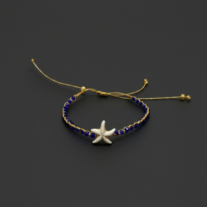 Starfish beaded bracelet