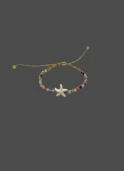 Starfish beaded bracelet