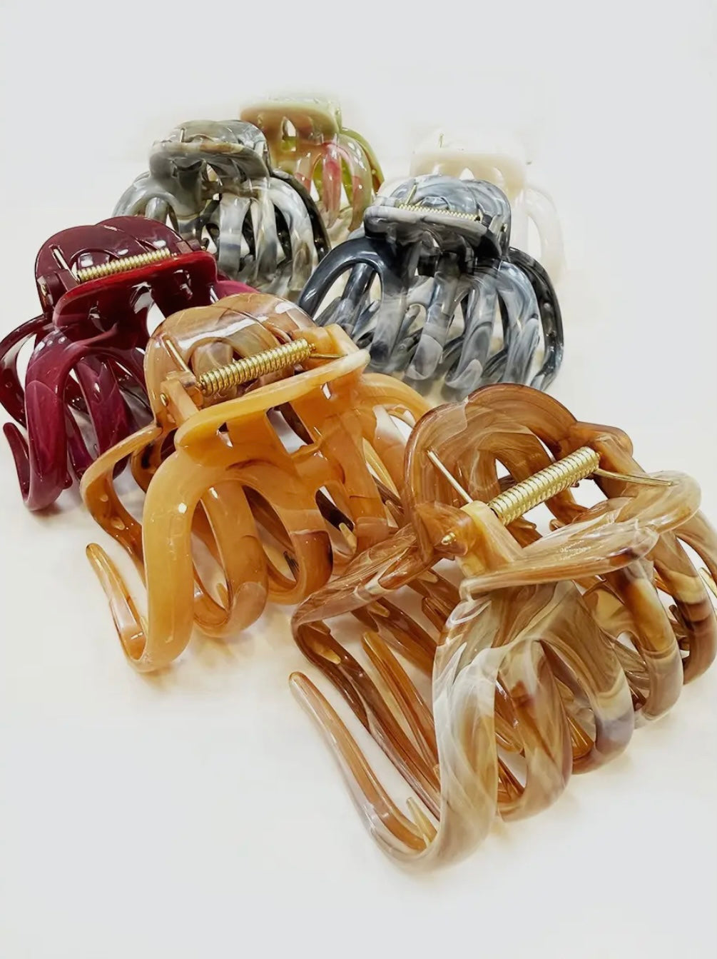 Jumbo Acetate Octopus Hair Claw