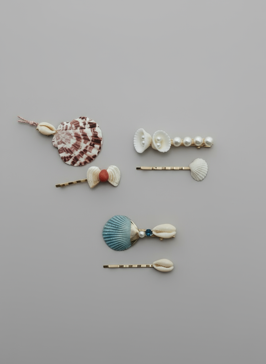 Seashell Hair-clips