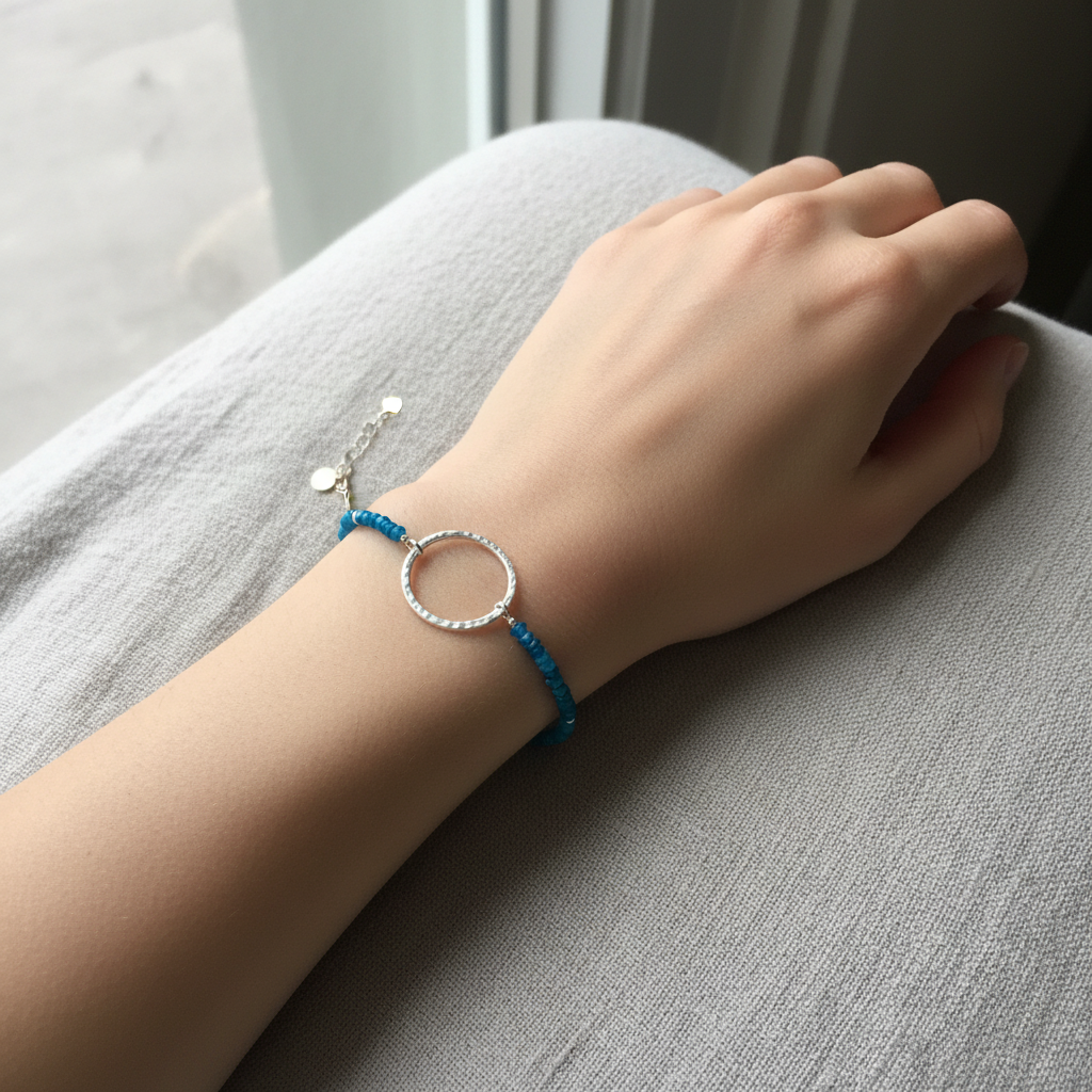 Crystal Bracelet- Apatite