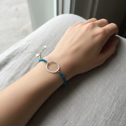 Crystal Bracelet- Apatite