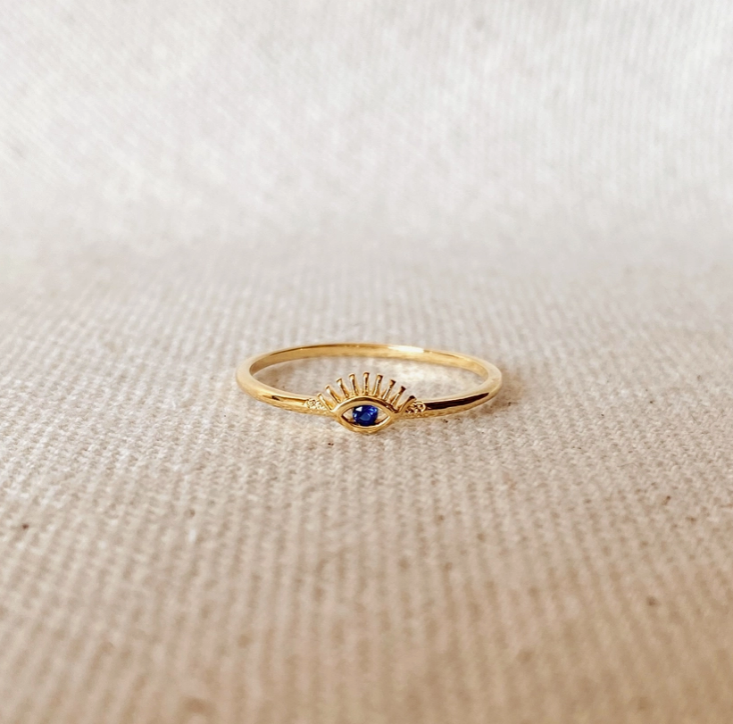 Evil Eye Stacker Ring