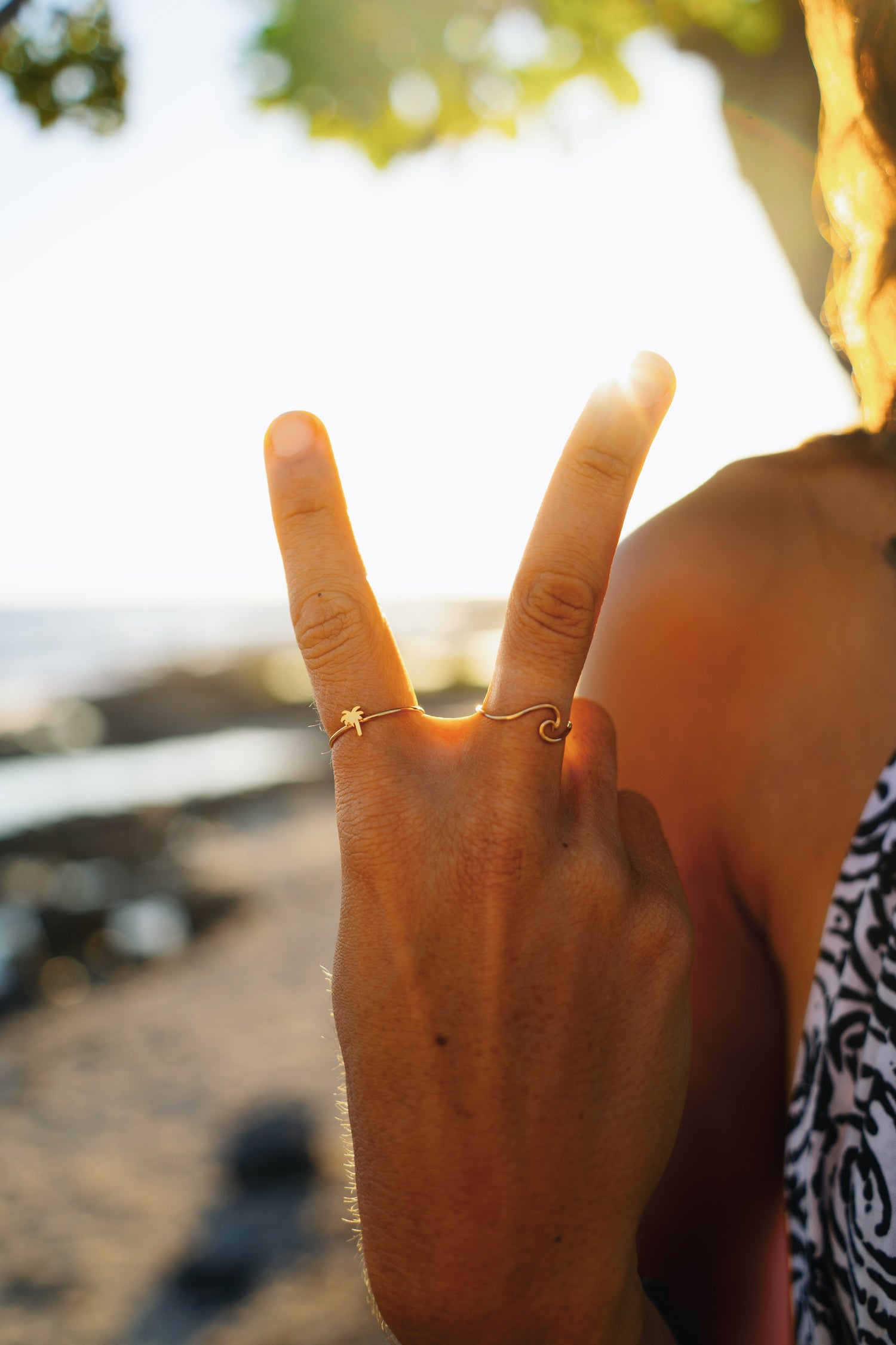 Hawaiian Wave Gold Ring