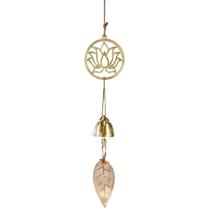 Lotus Brass Door Chime