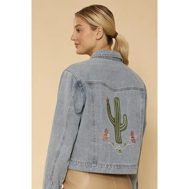 Cactus Denim Jacket