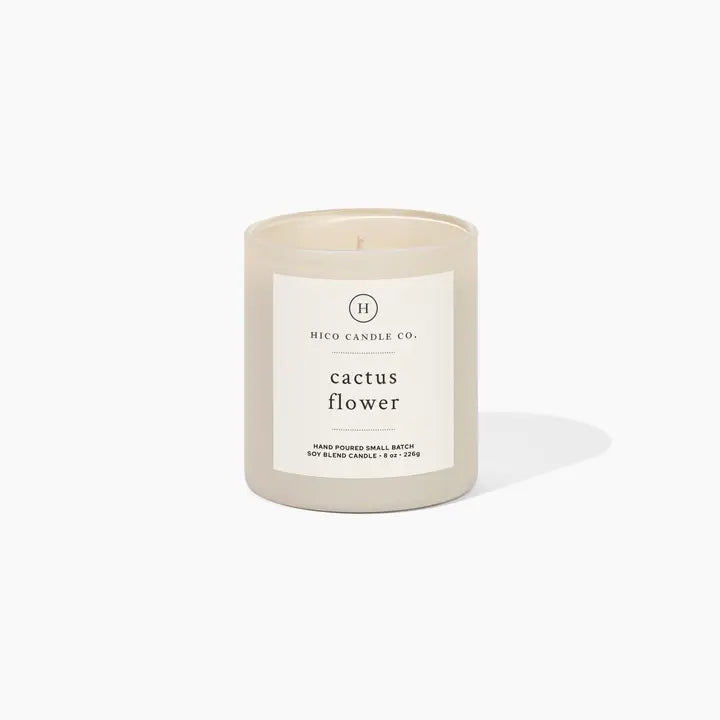 Cactus Flower Candle