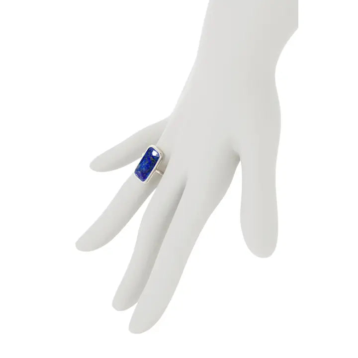 Lapis Rectangle Ring - Sf