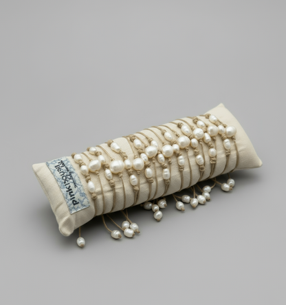 Pearl knot bracelet
