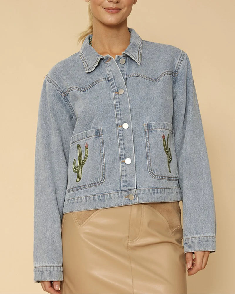Cactus Denim Jacket