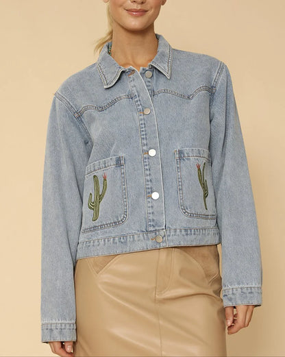 Cactus Denim Jacket
