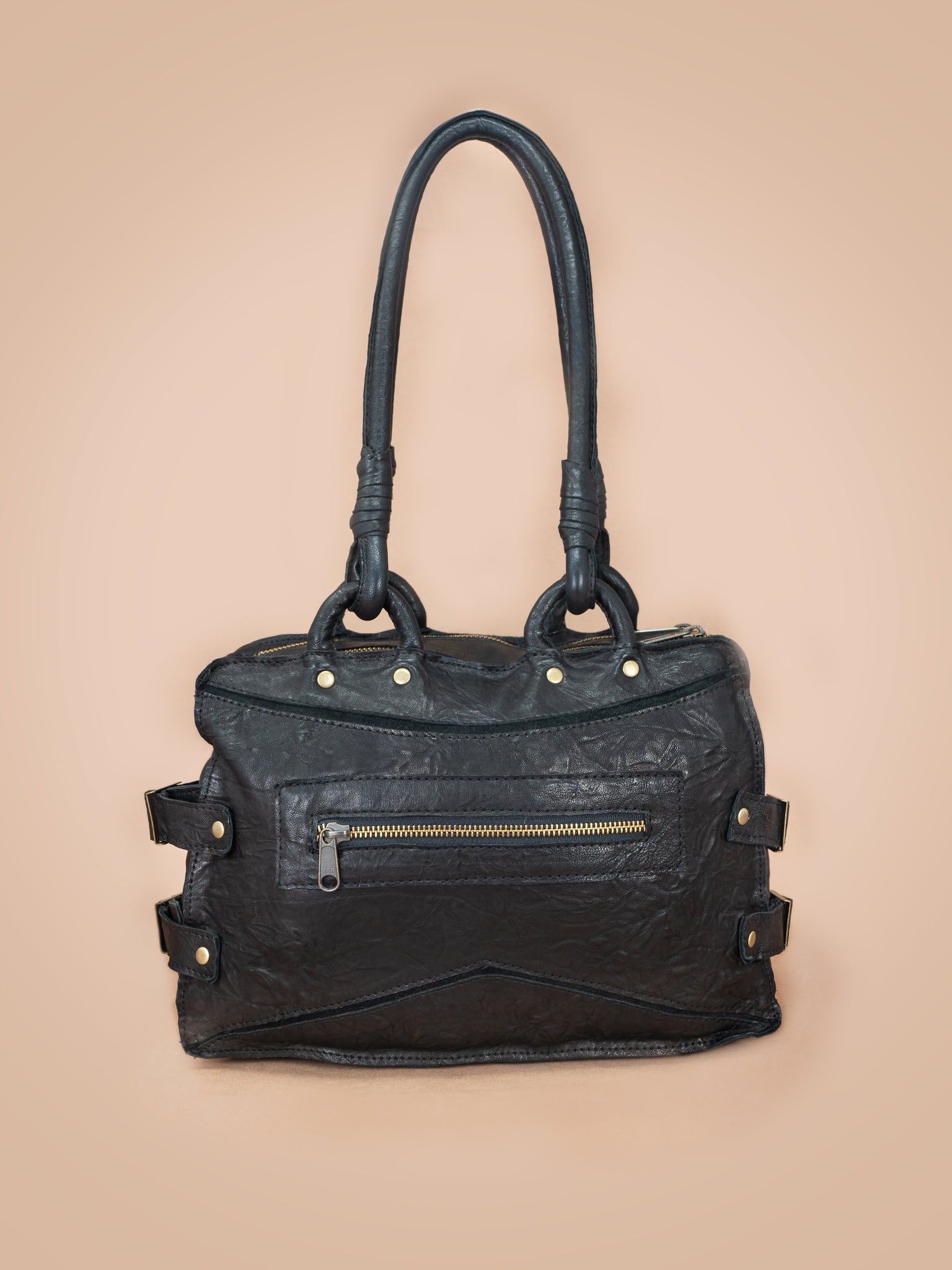 Prosperity Flowers Bloom Embroidered Genuine Leather Shoulder Bag | Genuine  leather handbag, Handbag, Genuine leather