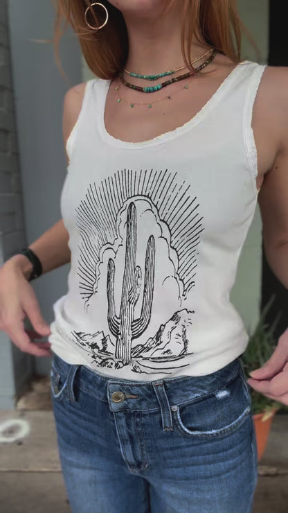 Cactus Lace Tank