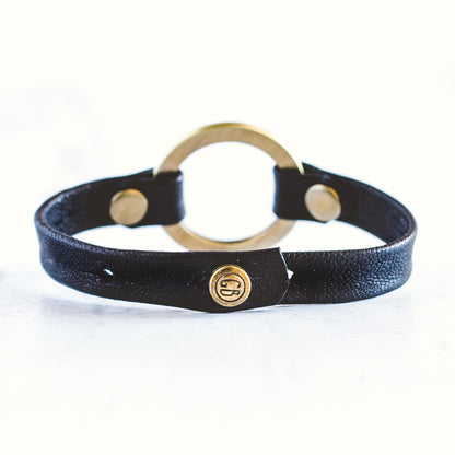 Back clasp of bracelet, antique brass