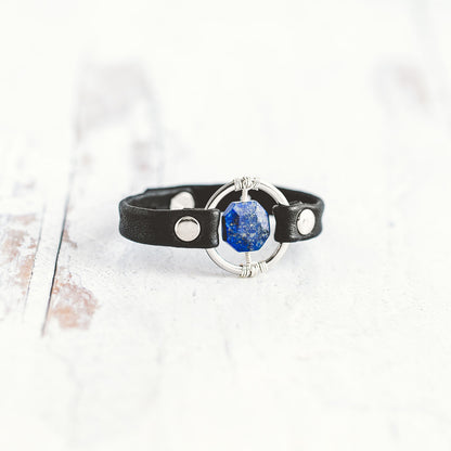 Be the Light Bracelet - Silver - Lapis Lazuli
