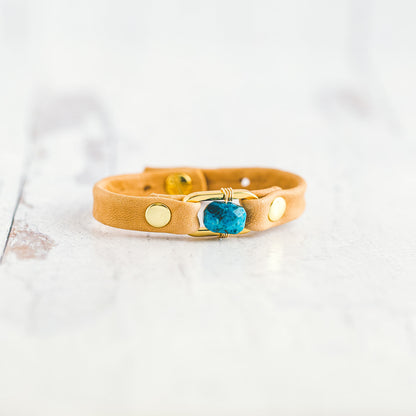 Desert Rose Bracelet - Gold - Apatite