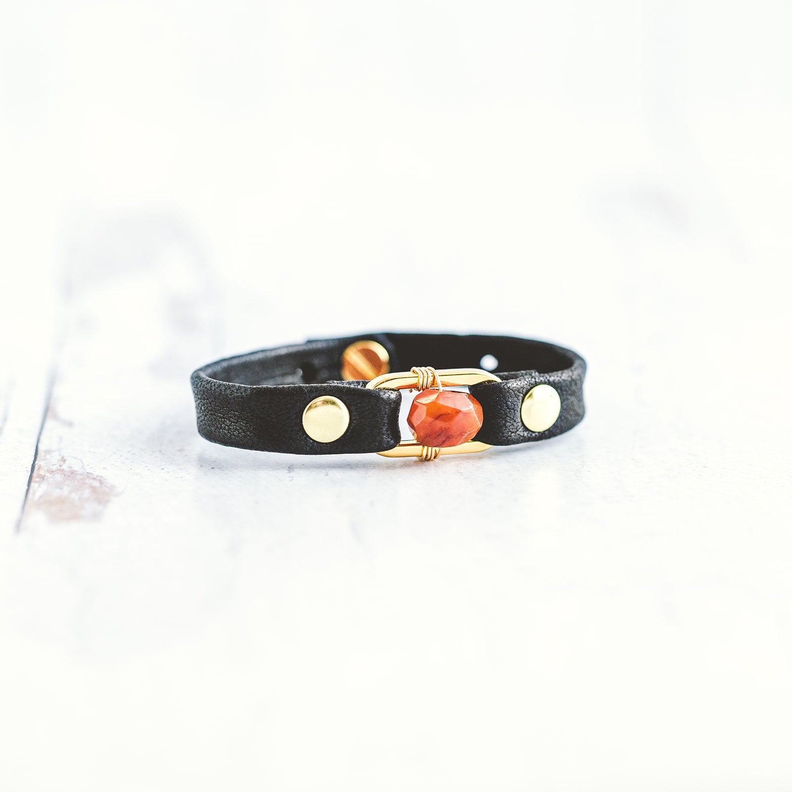 Desert Rose Bracelet - Gold - Carnelian