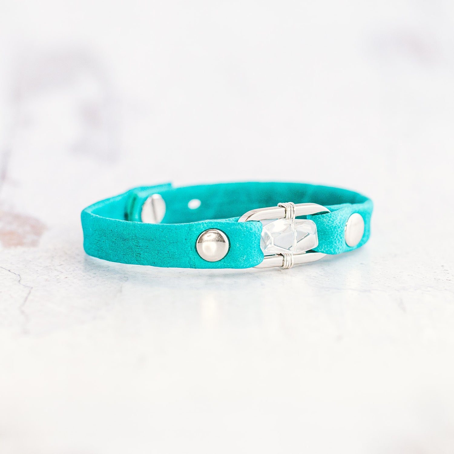 Desert Rose Bracelet - Silver - Clear Quartz