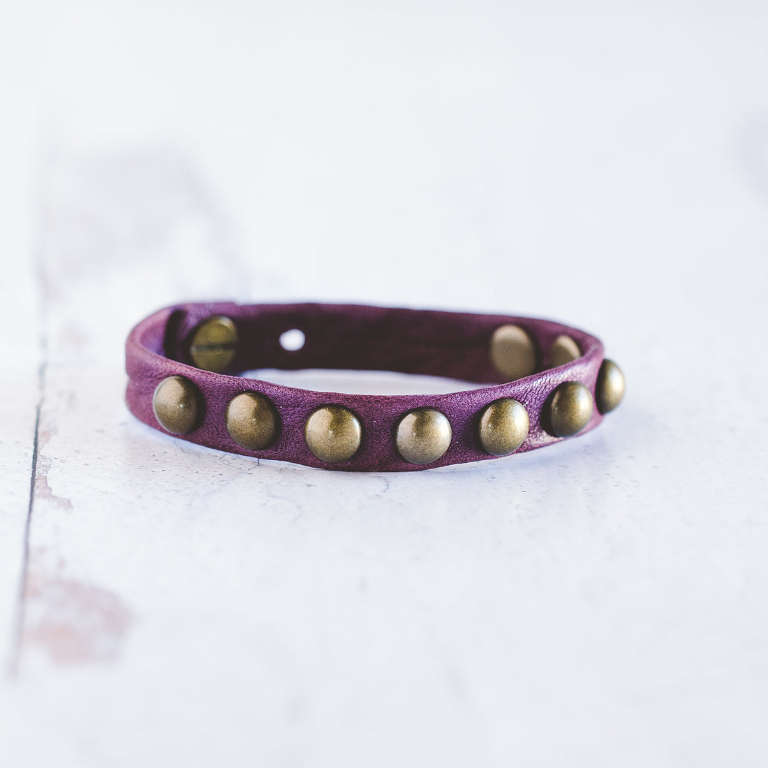 Dotty Bracelet  - Antique Brass