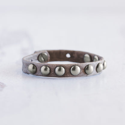 Dotty Bracelet - Brushed Silver