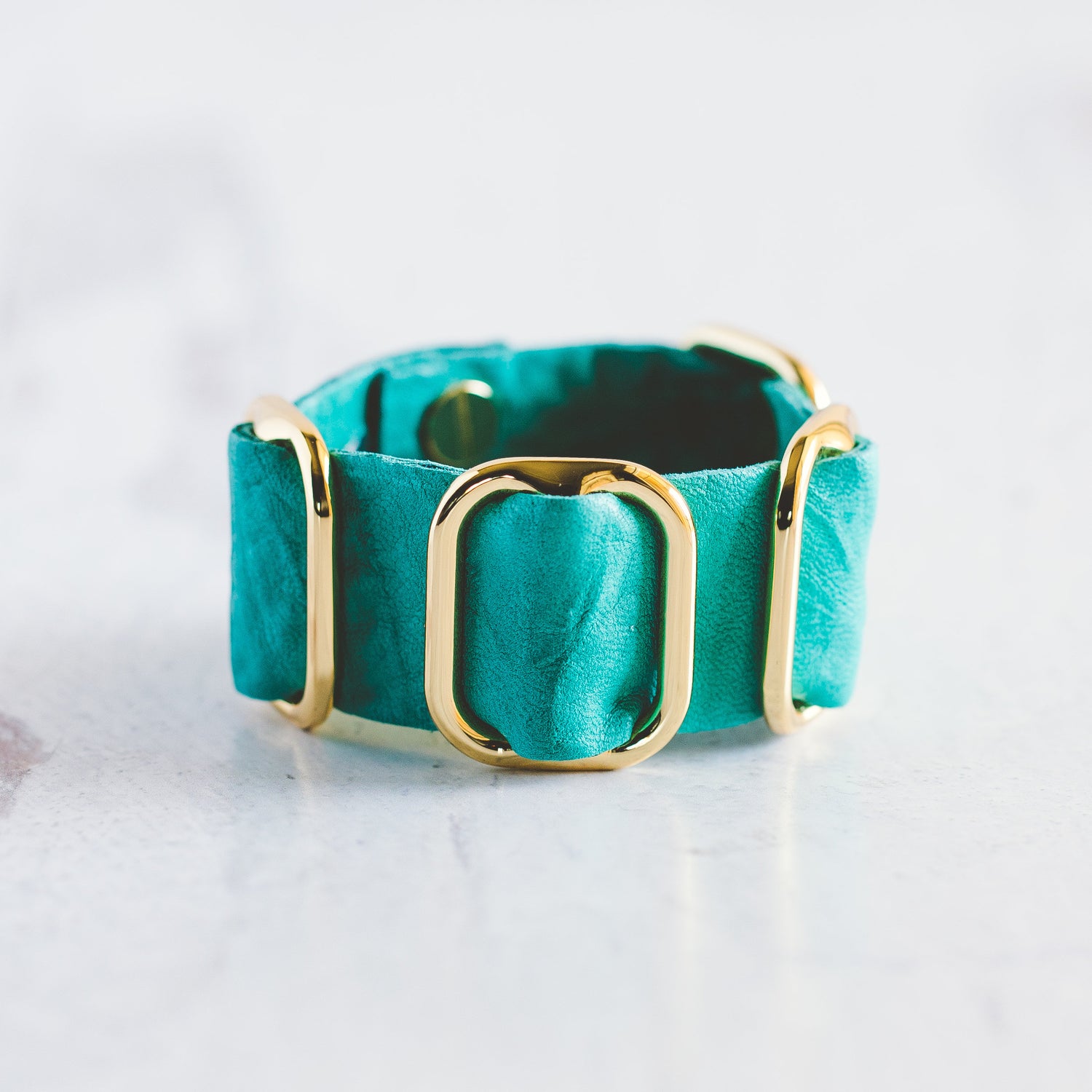 Fancy Cuff Bracelet - Gold
