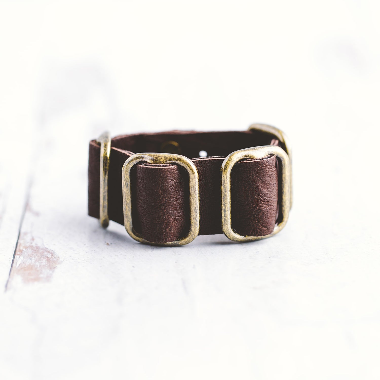 Fancy Cuff Bracelet - Antique Brass