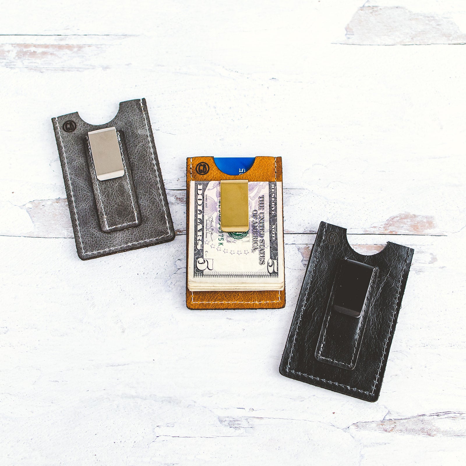 Leather Money Clip