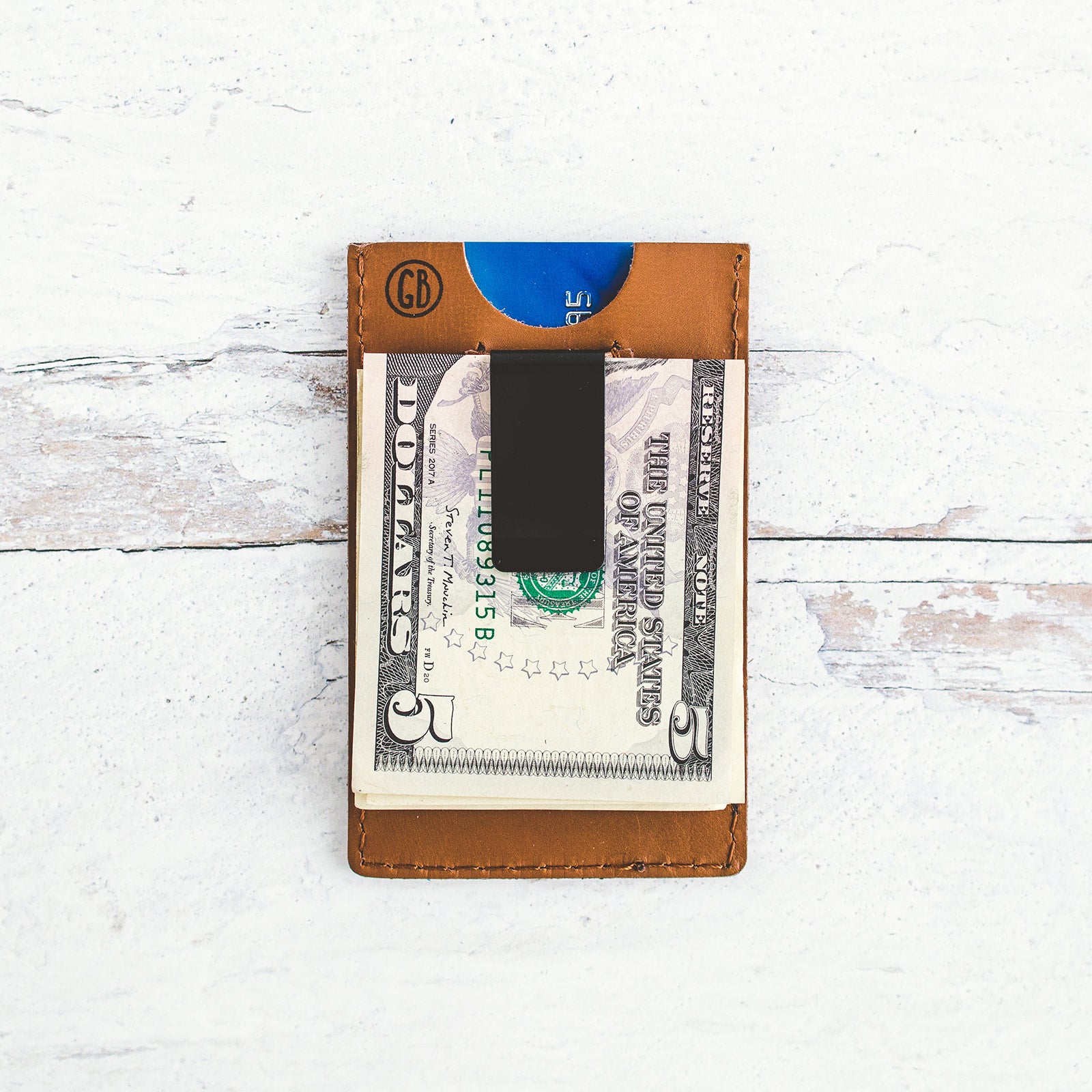 Leather Money Clip