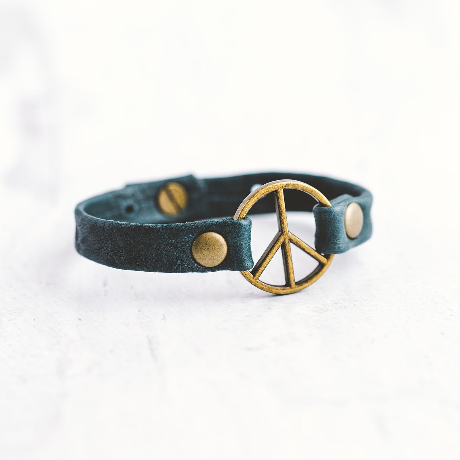 Peace Pendant Candy Bracelet