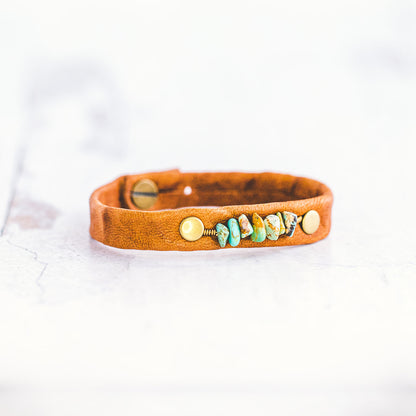 Pebble Bracelet - Antique Brass