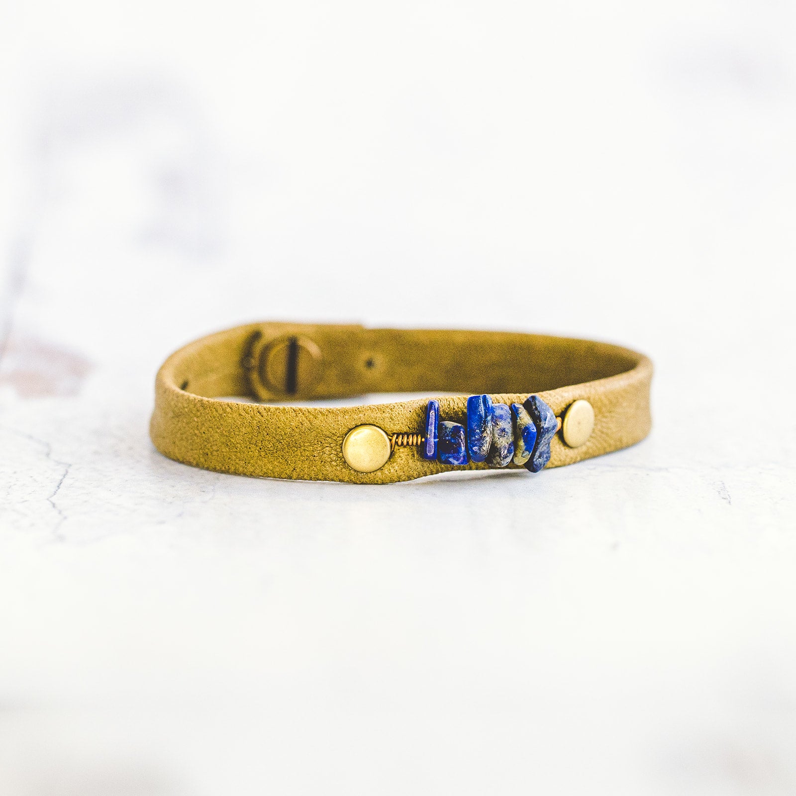 Pebble Bracelet - Antique Brass