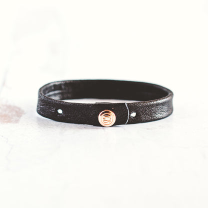 Be the Light Bracelet - Rose Gold - Aquamarine