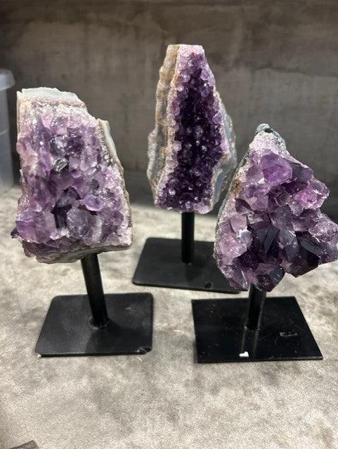 Amethyst Cluster on stand